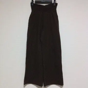 FOXEY 캐시미어 팬츠 38 폭시