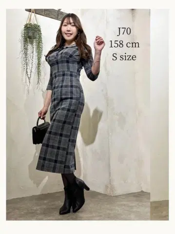 CINEMATIQ 시네마틱 카트린느 원피스 그레이 2024 M