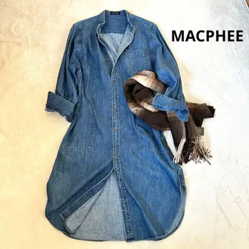 [새상품급] 맥피 투모로우랜드 데님 원피스 셔츠 원피스