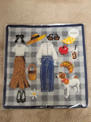 FEILER 페이러 별주 IENA 손수건 네이비