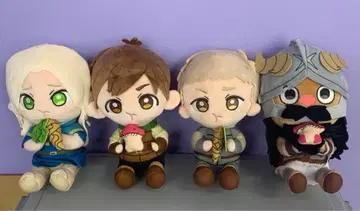 던전밥 오물오물 부들부들 봉제 인형 4종 컴프 세트