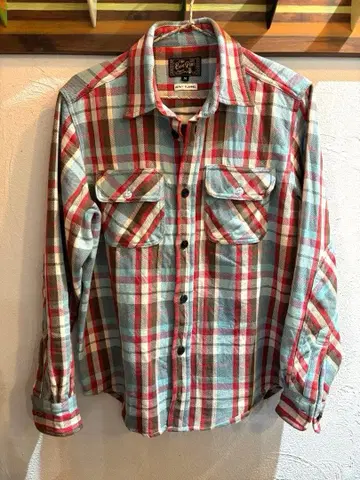 The Blue Port 체크 무늬 플란넬 셔츠