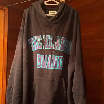 XLARGE 다크 그레이 후드티 XL