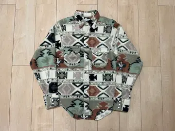 Rockmount ranchwear 네이티브 무늬 플리스 웨스턴 셔츠
