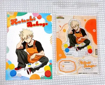 바쿠고 카츠키 히로아카 핸즈 아미구루미 아크릴 스탠드 구매 혜택 엽서