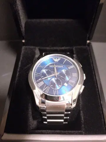 Emporio Armani 아르마니 남성용 실버 손목시계