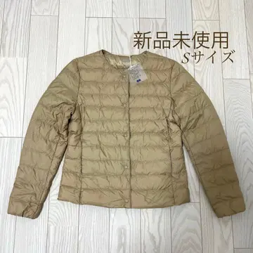 미사용 새상품 UNIQLO 울트라 라이트 다운 컴팩트 자켓 S 베이지