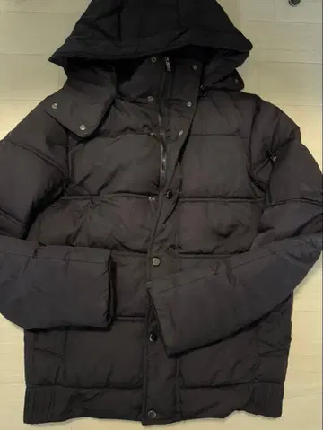 ZARA 남성용 다운 자켓 후드 부착 M