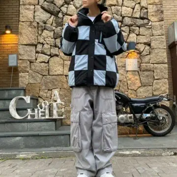 Candy Stripper CHECKERED PADDING JACKET