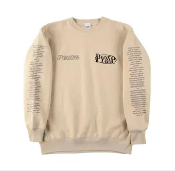 peate 맨투맨 트레이닝복 베이지