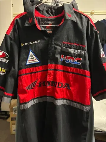 혼다 레이싱 피트 셔츠 구제 의류 레어템