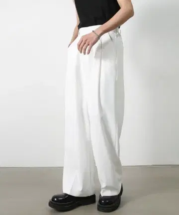 Ressaca 화이트 와이드 팬츠
