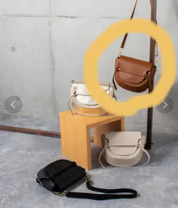 AULENTTI 미니 숄더백 브라운