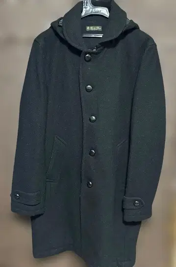 나노 유니버스 울 코트 블랙