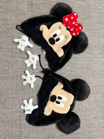 디즈니 팬캡 58cm 미키 미니 2종 세트