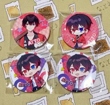 AMPTAK x COLORS 앗토 캔뱃지 무지개ver.