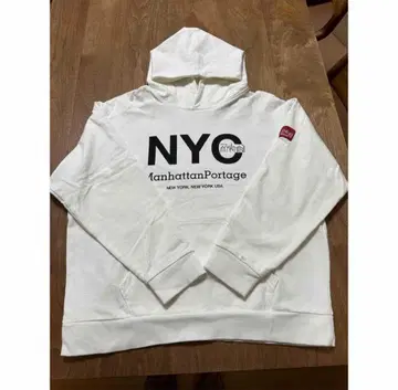 맨해튼 포티지 후드티 화이트 남성용 M 사이즈