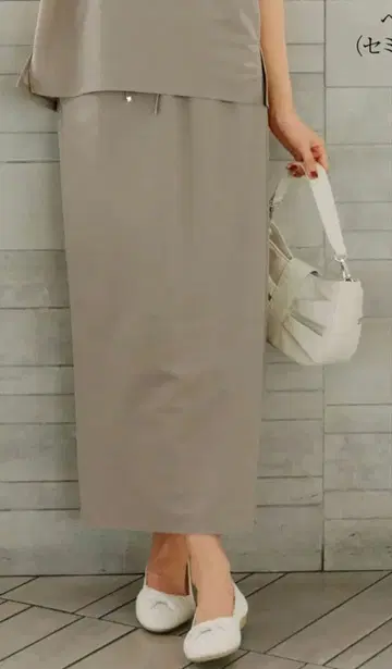 tiaclasse 타이트 카노코 스커트 베이지 L