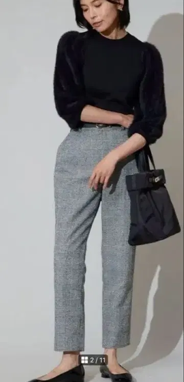 트위드 팬츠 티아라