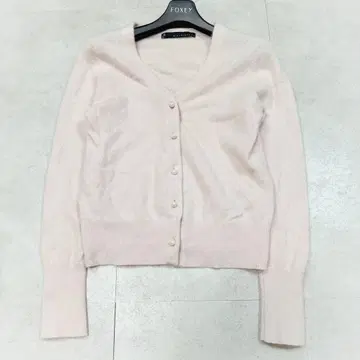 캐시미어 혼방 martinique 펄 가디건 라이트 핑크