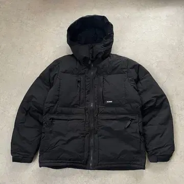 X-LARGE 엑스라지 다운 자켓 후드티 드로 코드 블랙