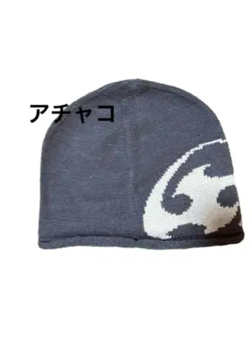 sansangear 로고 니트 모자 그레이