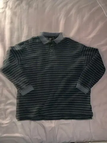 Dockers 스트라이프 긴팔 피케 셔츠