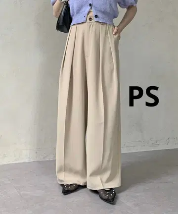 Thevon 제본 팬츠 2턱 슬랙스 PS