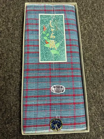 아와 시지라 직조 도쿠시마 무형문화재 면 100%