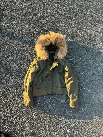 N2B 퍼 자켓 y2k opium 쇼트 기장