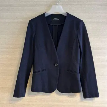 UNITED ARROWS 네이비 노카라 자켓 M