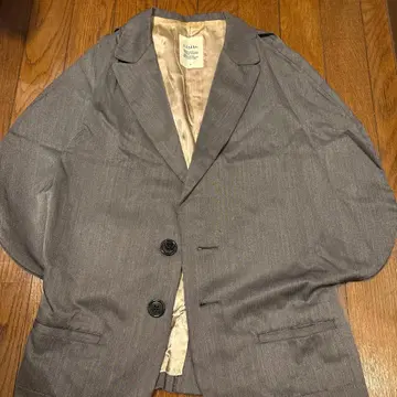 리미푸 그레이 테일러드 자켓 투버튼