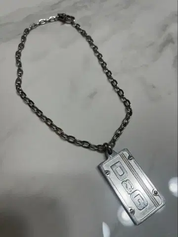 D&G 블랙 체인 목걸이