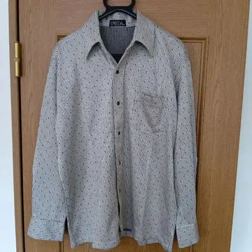 UMEDA 스트라이프 긴팔 셔츠 일본제