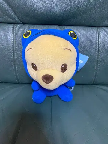 곰돌이 푸 개구리 코스튬 봉제 인형 마스코트 페이퍼 택 포함