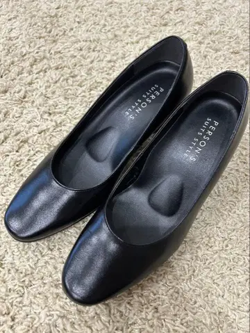 블랙 검정 포멀 펌프스 여성용 22cm