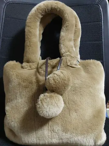 [ 새상품급 ] Kitamura 키타무라 퍼 백 베이지