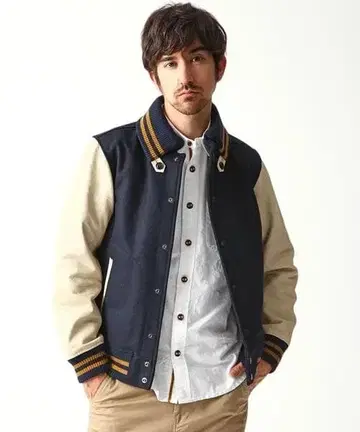 빔즈 BEAMS 스타디움 점퍼 바시티 자켓 M A25677