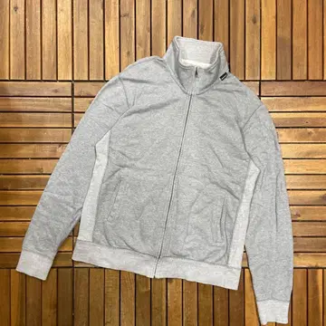 AVIREX 맨투맨 하이넥 집업 자켓