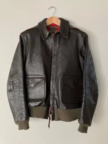 리얼 맥코이 A-2 레드 실크 36