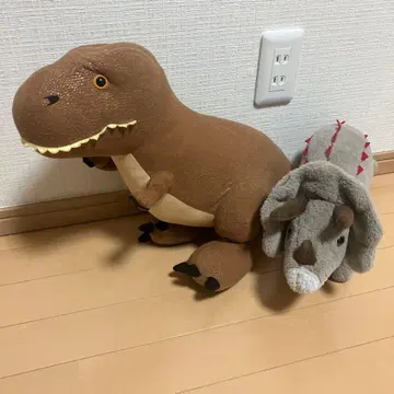티라노사우루스 트리케라톱스 봉제 인형