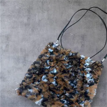 퍼 토트백 애니멀 무늬