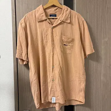 DESCENDANT 오픈 카라 셔츠 핑크 2