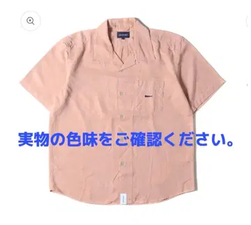 DESCENDANT 오픈 카라 셔츠 핑크 2