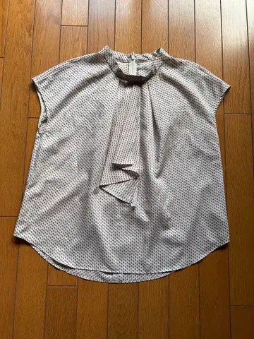 SHIPS 코몬 프린트 숏 슬리브 블라우스