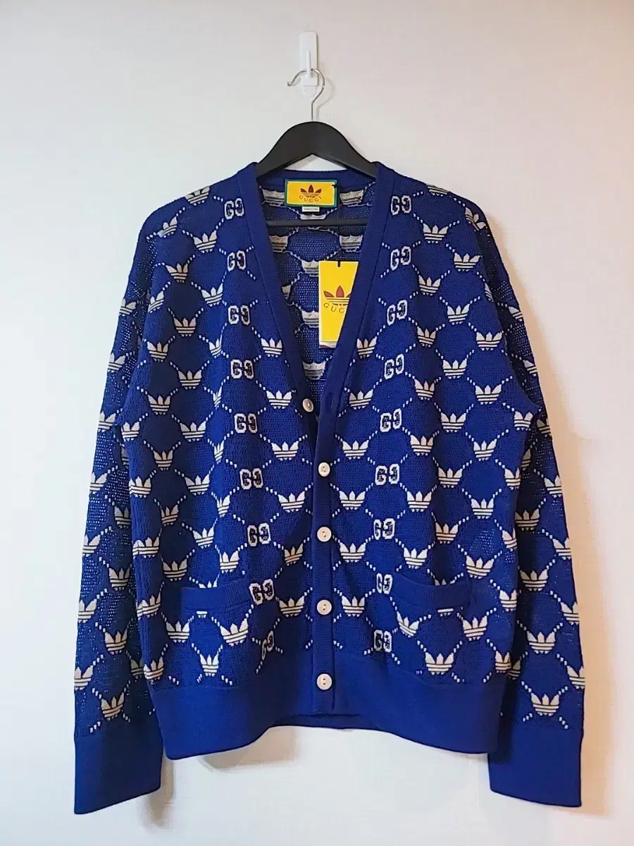 (Unworn) Gucci x Adidas Double Signature Logo Cardigan