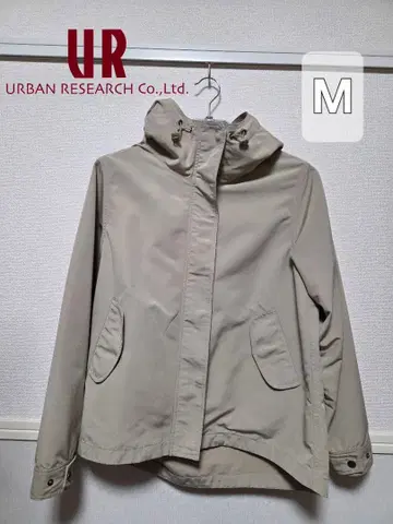 거의 미사용 어반 리서치 마운틴 후드티 베이지 M