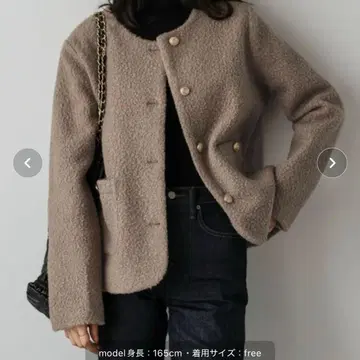 La-gemme 울라이크 노카라 자켓