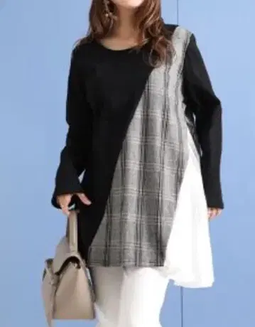 GOLD JAPAN 골드재팬 절개 플리츠 튜닉