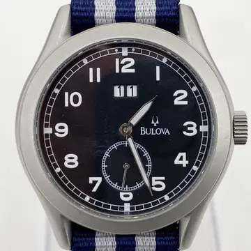 [ 새상품급 ] Bulova BW007 빅 데이트 밀리터리 손목시계